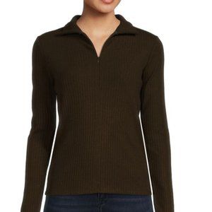 Vince 3/4 Zip Sweater Size L